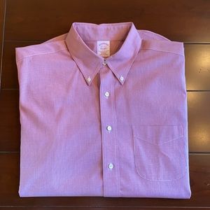 Brooks Brothers red checked dress shirt